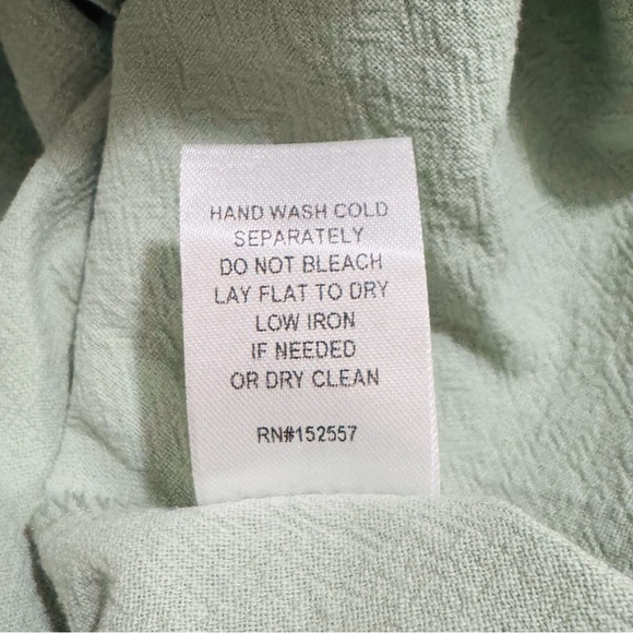 BALTIC BORN Sammy Tank Midi Dress Sage Green Button Accents Pockets Women’s - Picture 10 of 10